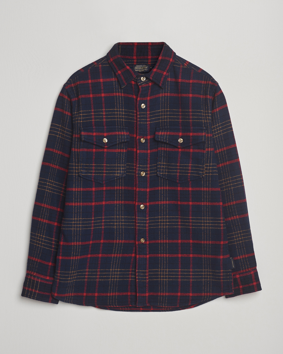 Uomini | Camicie | Pendleton | Big Pocket Shirt Blue Check