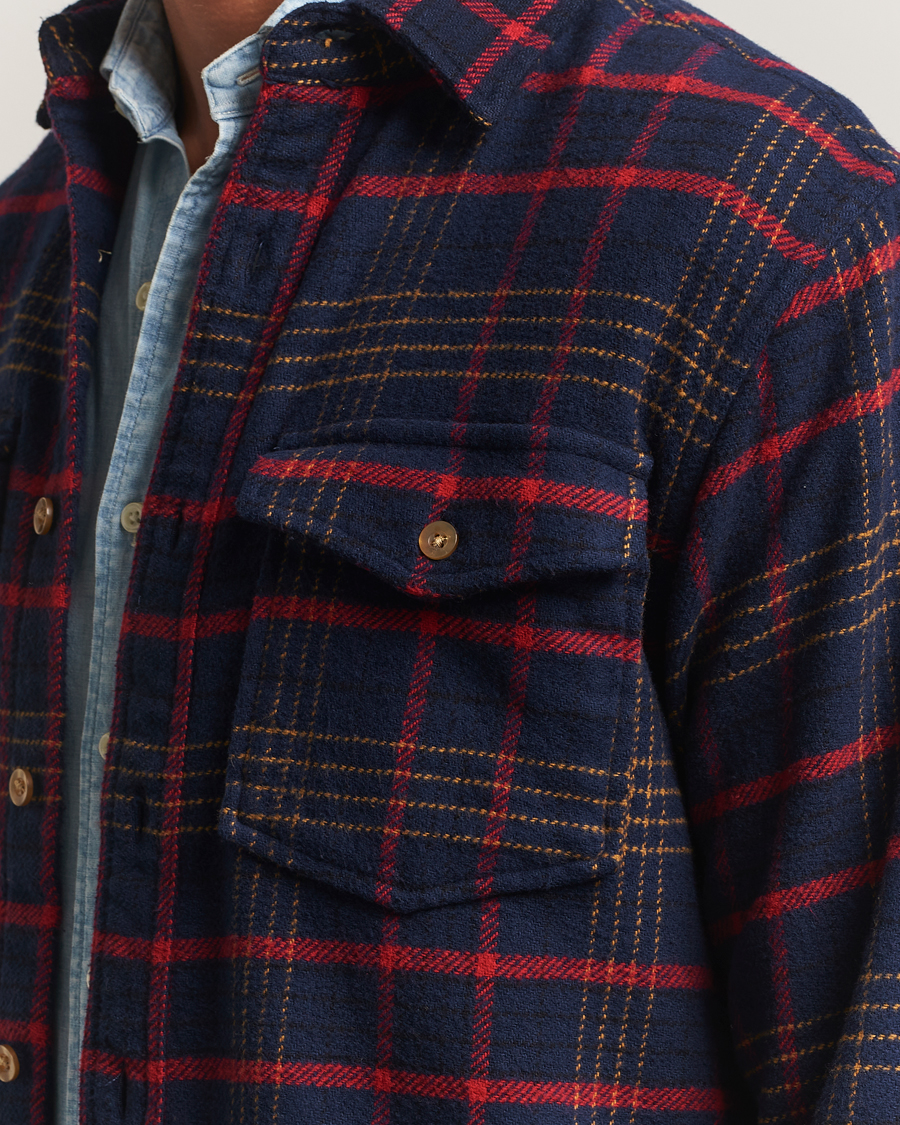 Uomini | Camicie | Pendleton | Big Pocket Shirt Blue Check