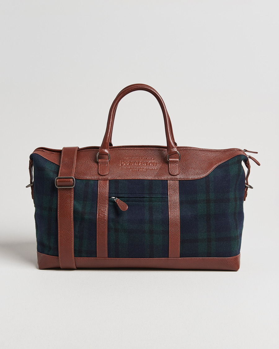 Uomini | Pendleton Wool Weekend Bag Blackwatch Tartan | Pendleton | Wool Weekend Bag Blackwatch Tartan