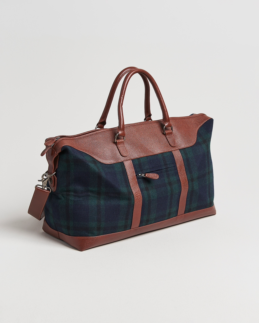 Uomini | Pendleton Wool Weekend Bag Blackwatch Tartan | Pendleton | Wool Weekend Bag Blackwatch Tartan