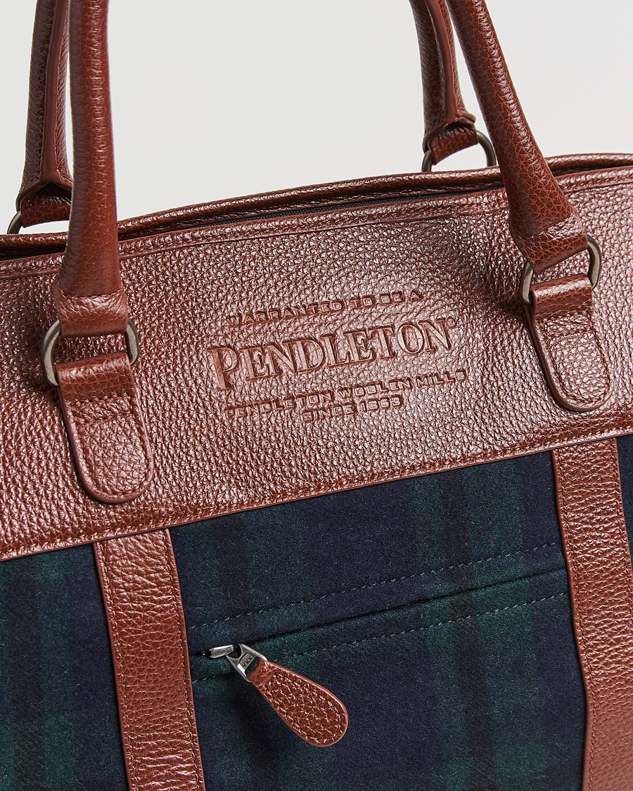 Uomini | Pendleton Wool Weekend Bag Blackwatch Tartan | Pendleton | Wool Weekend Bag Blackwatch Tartan