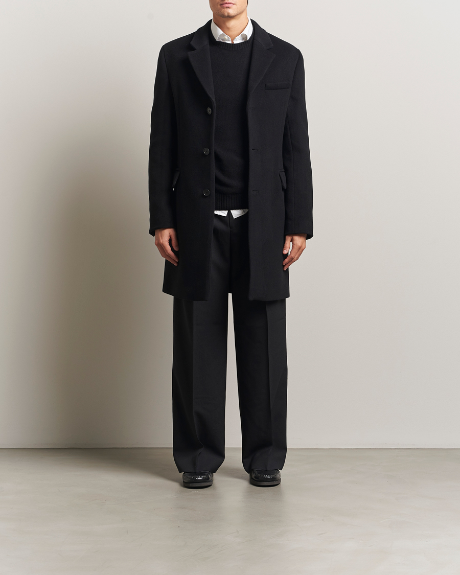 Uomini | Giacche | Filippa K | William Wool Coat Black