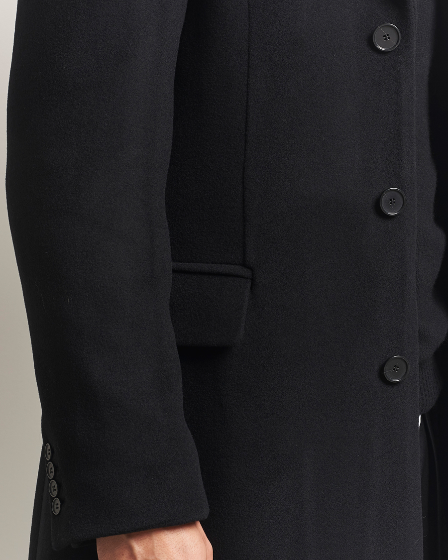 Uomini | Giacche | Filippa K | William Wool Coat Black