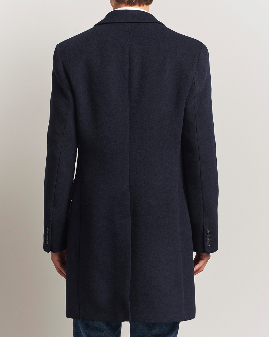 Uomini | Giacche | Filippa K | William Wool Coat Navy