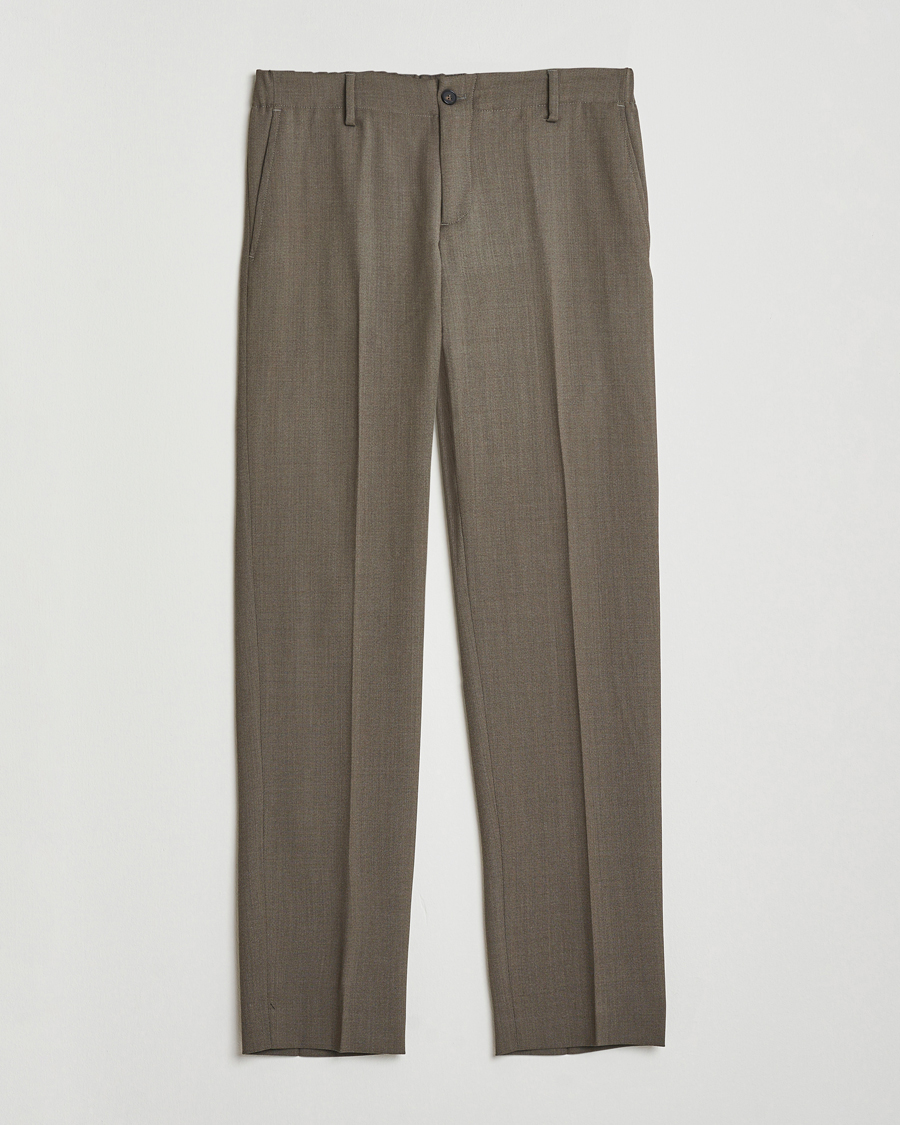 Uomini | Pantaloni | Filippa K | Troy Tailored Drawstring Trousers Driftwood