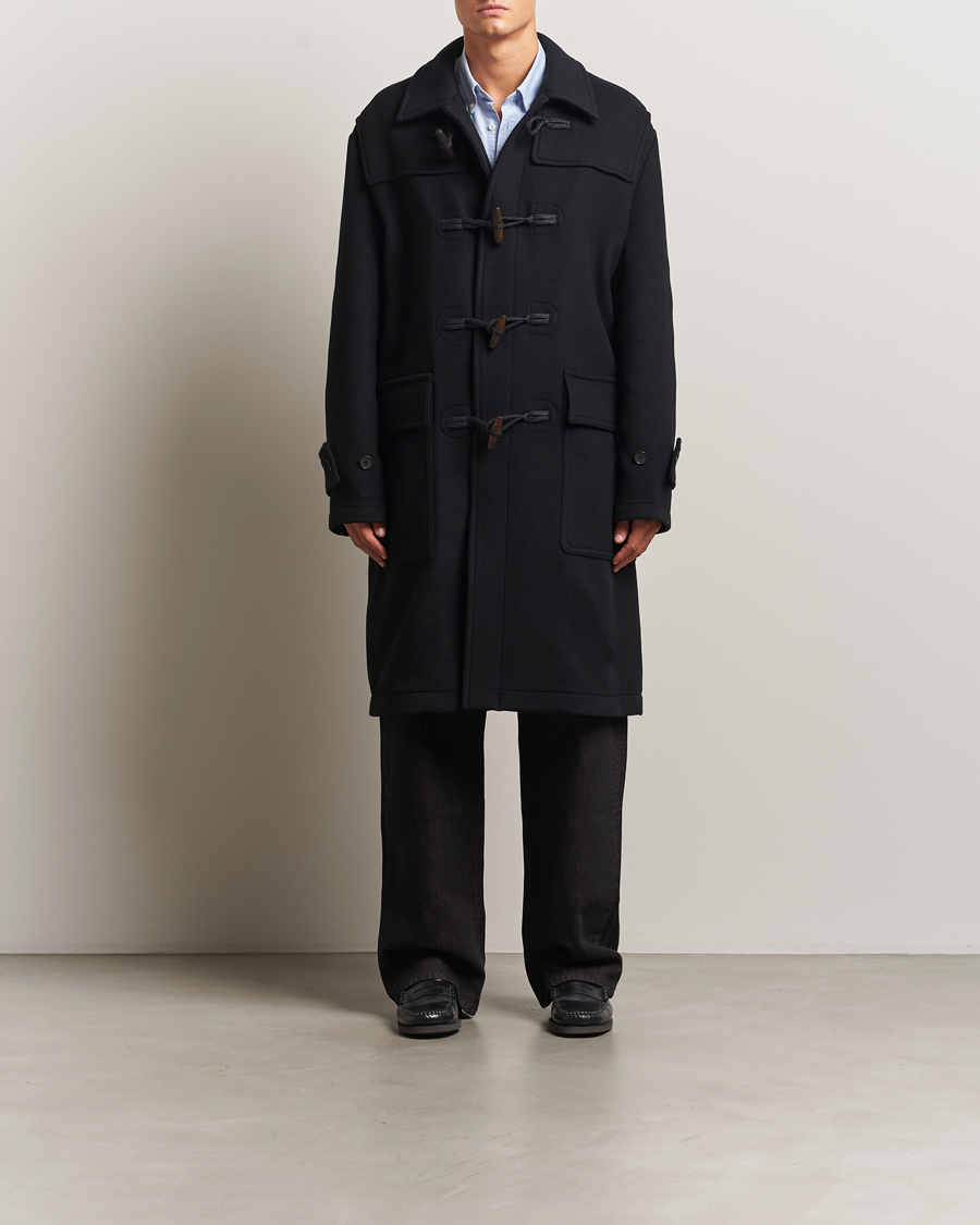 Uomini | Giacche | Filippa K | Monty Wool Duffle Coat Black