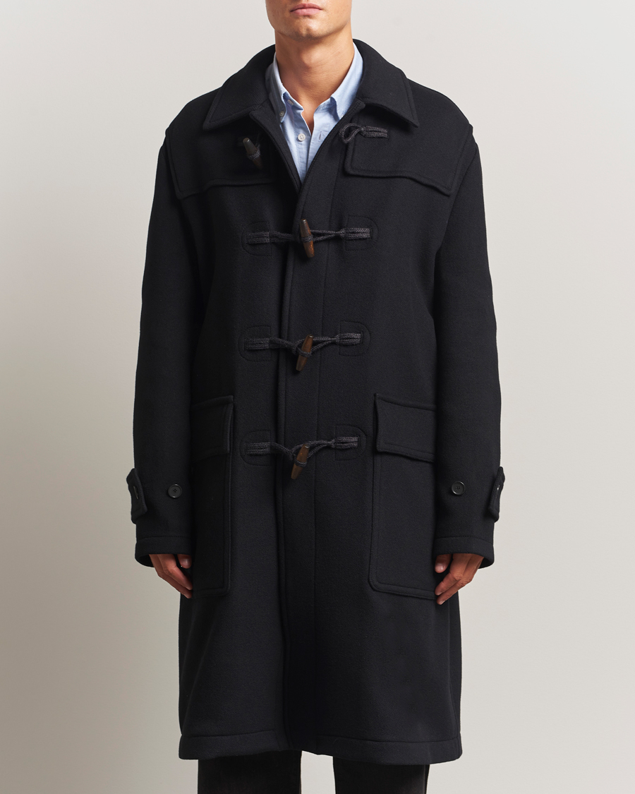 Uomini | Giacche | Filippa K | Monty Wool Duffle Coat Black