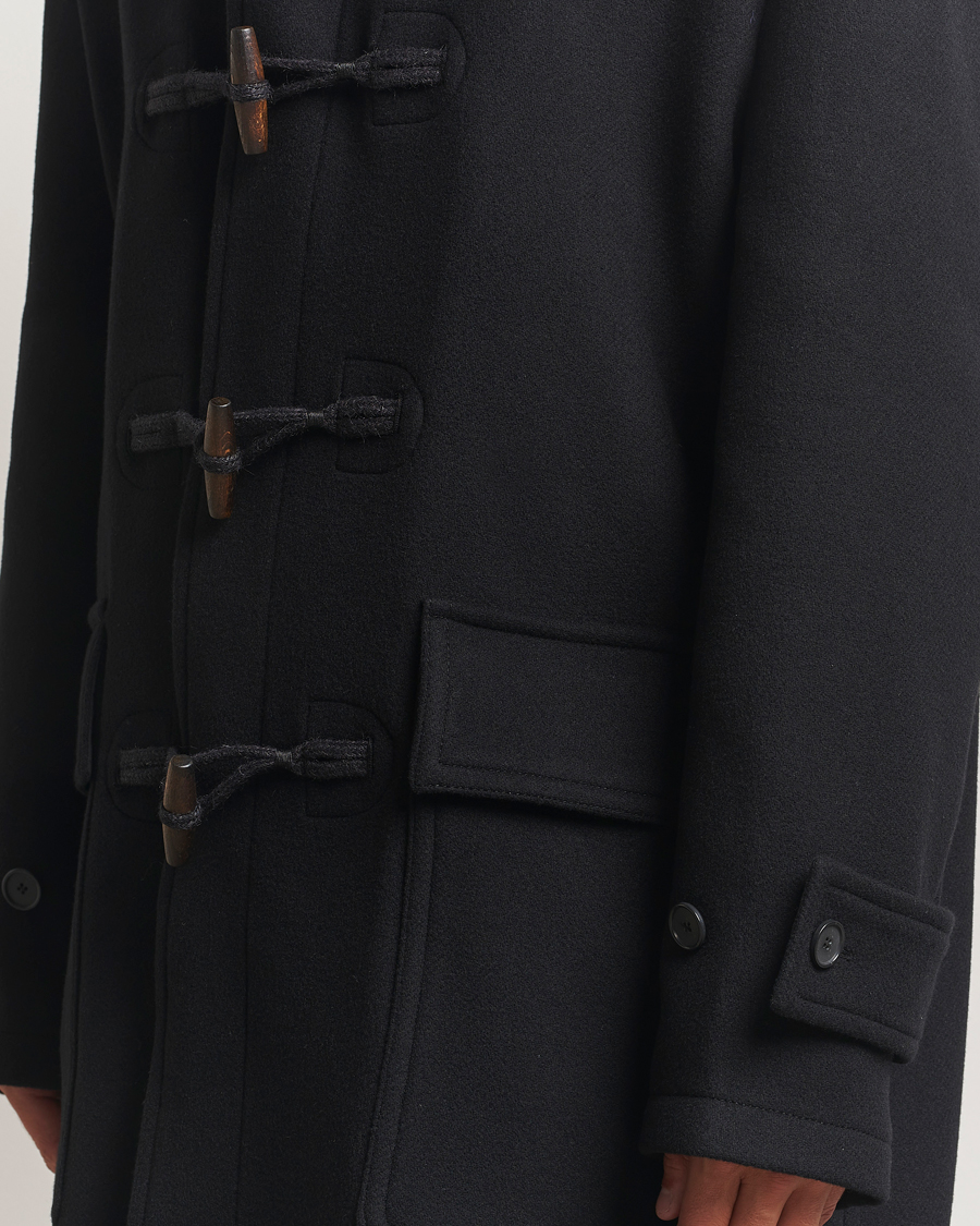 Uomini | Giacche | Filippa K | Monty Wool Duffle Coat Black