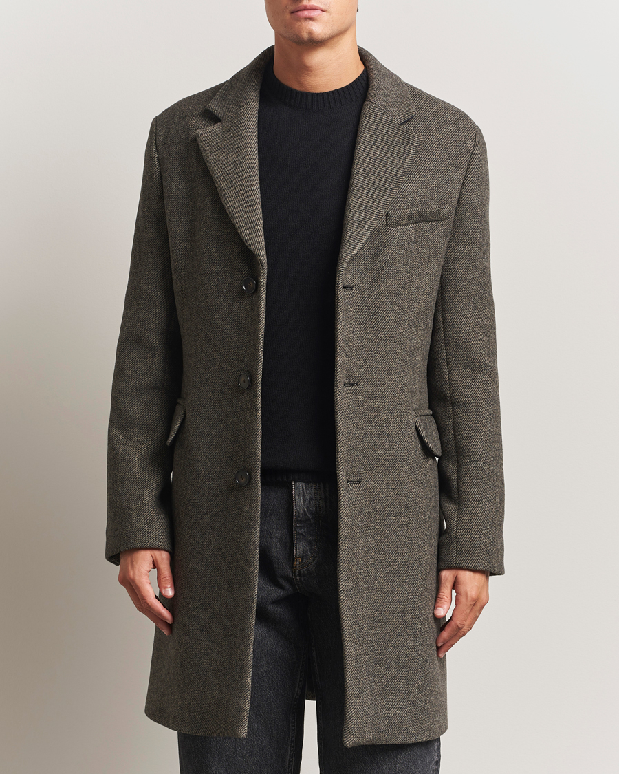 Uomini | Giacche | Filippa K | William Wool Textured Coat Driftwood