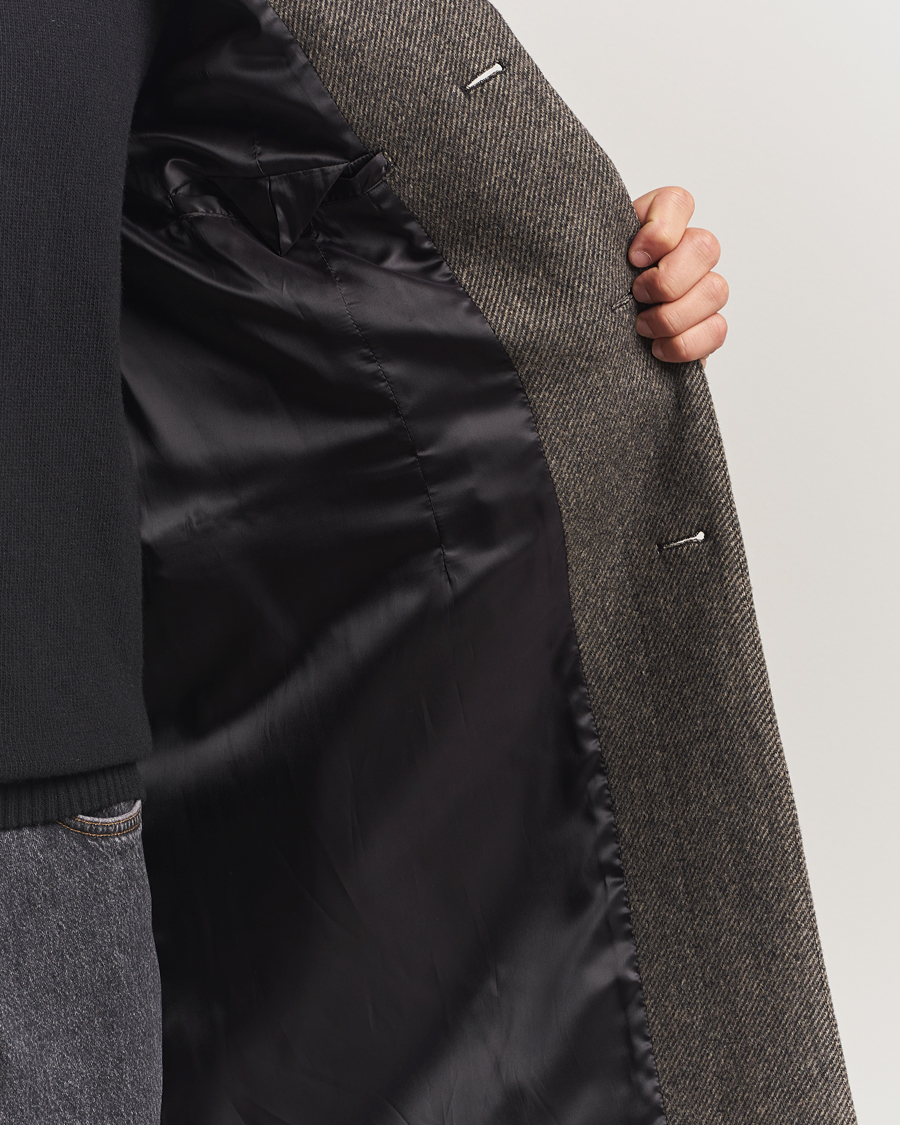 Uomini | Giacche | Filippa K | William Wool Textured Coat Driftwood