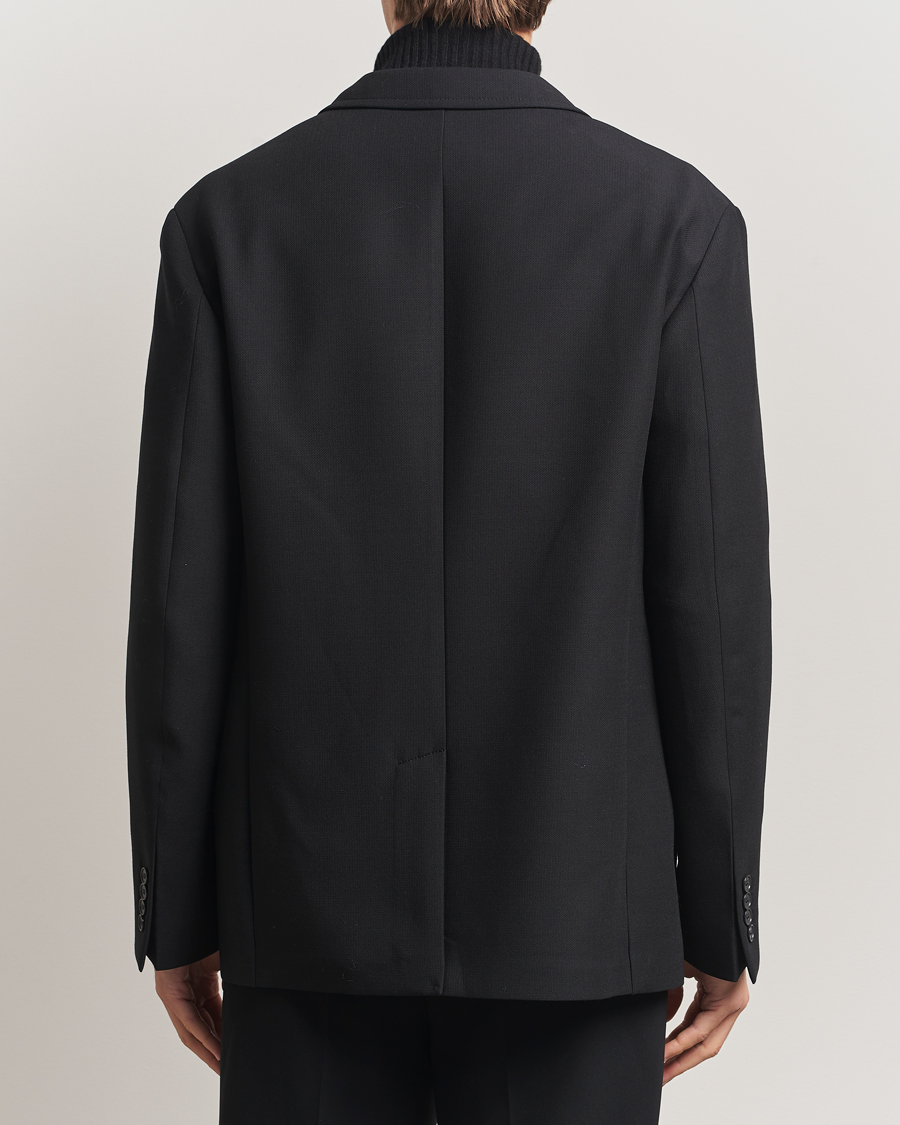 Uomini | Blazers | Filippa K | Riley Wool Workwear Blazer Black
