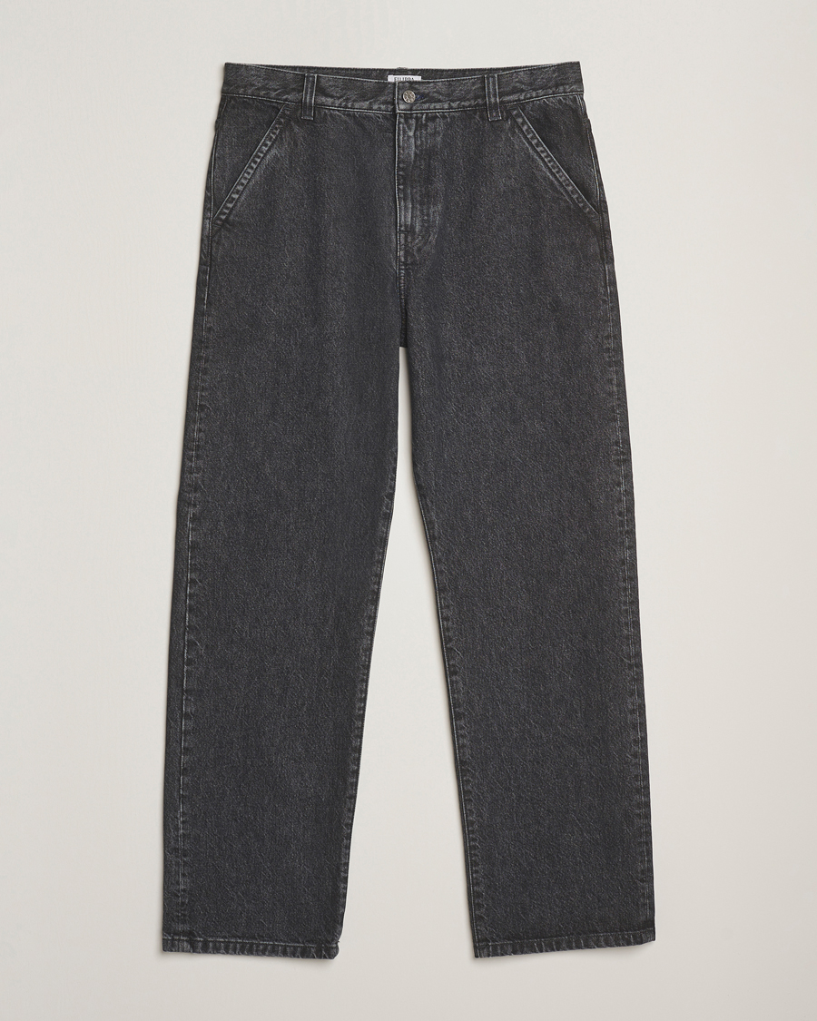 Uomini | Camicie | Filippa K | Loose Fit Workwear Jeans Washed Black