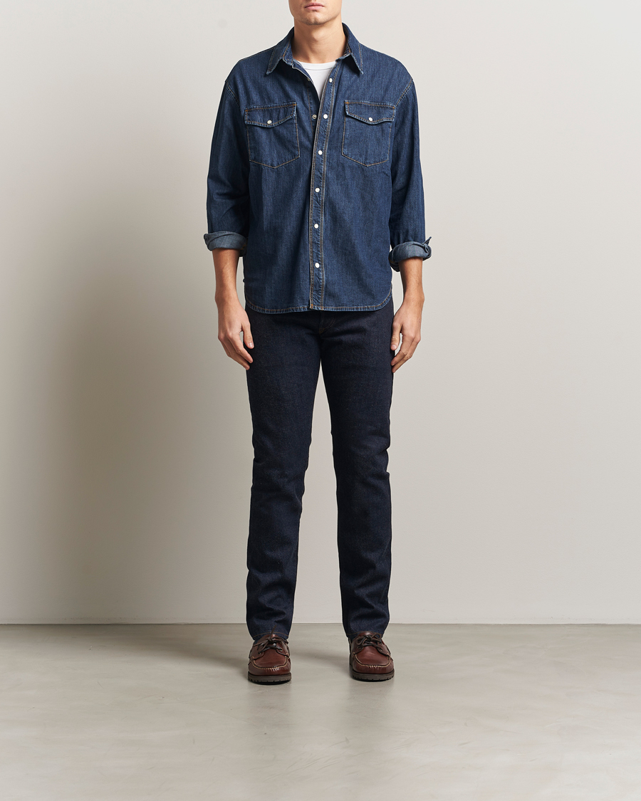 Uomini | Jeans | RRL | Slim Fit 5-Pocket Denim Rinse