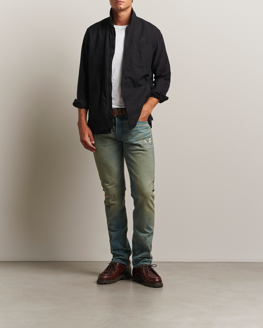 Uomini | Pantaloni | RRL | Slim Fit 5-Pocket Denim Ridgway Wash