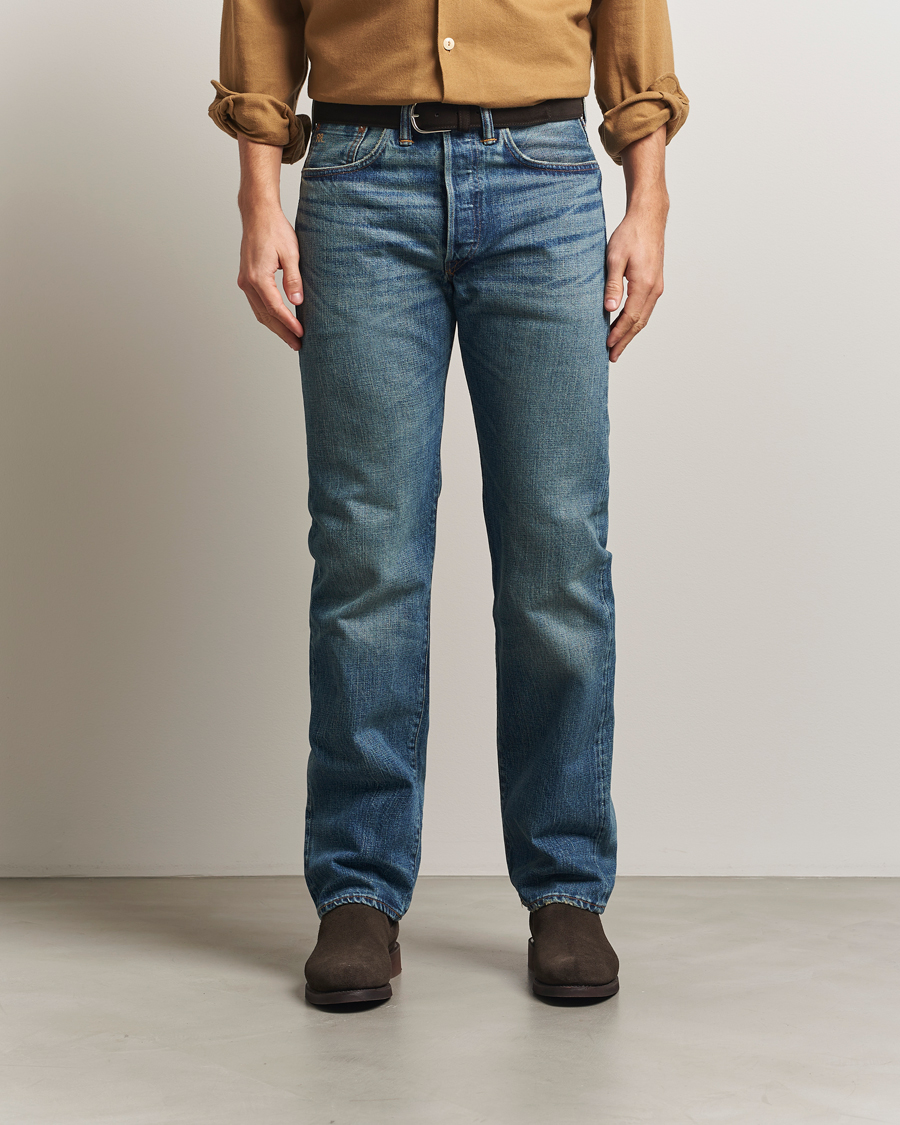 Uomini | Jeans | RRL | Straight Leg 5-Pocket Denim Hillsview Wash