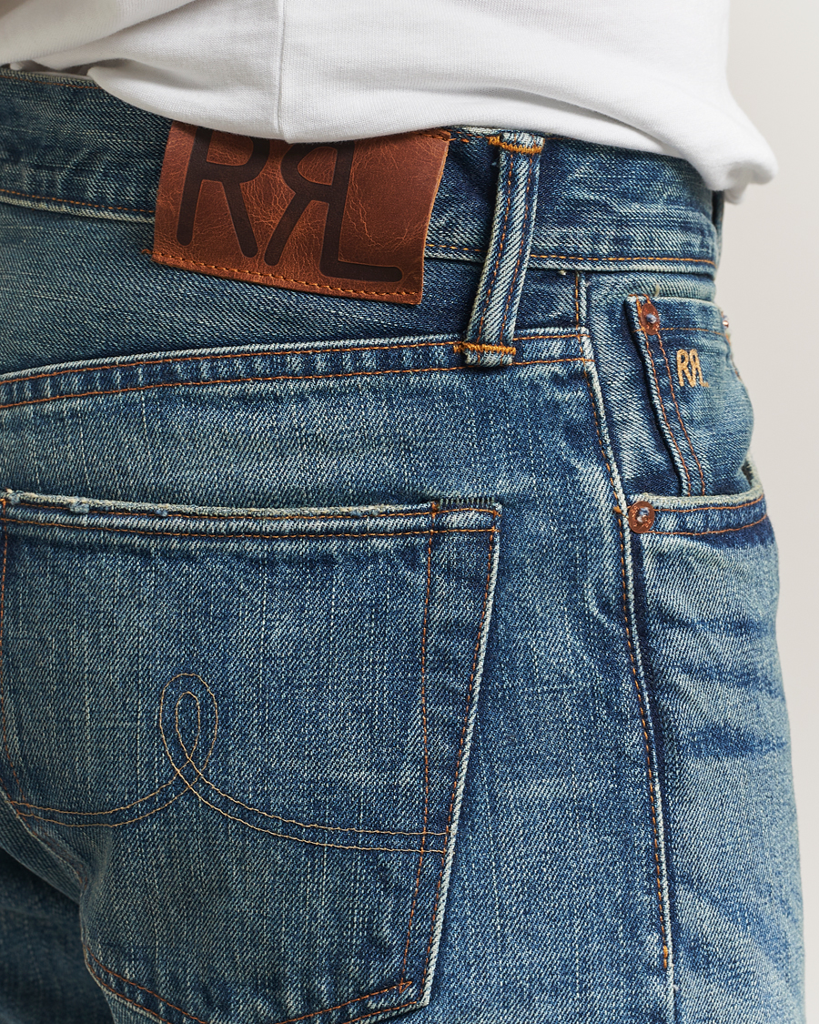 Uomini | Jeans | RRL | Straight Leg 5-Pocket Denim Hillsview Wash