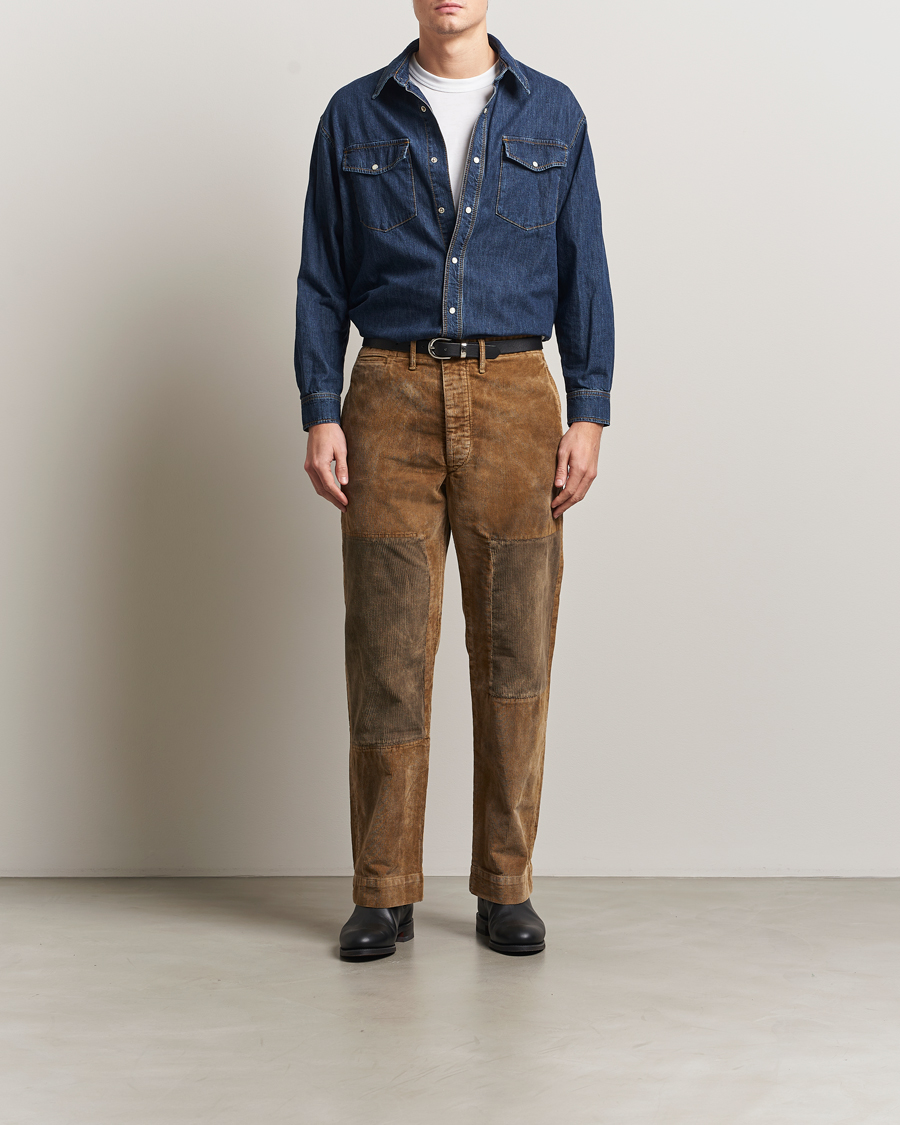 Uomini | Pantaloni | RRL | Repaired Field Chino Faded Tan