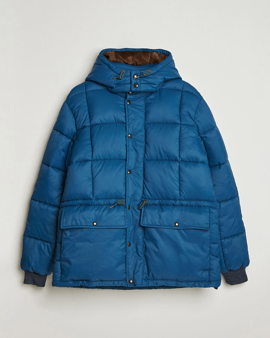 Uomini | Giacche | RRL | Ellis Down Parka Vintage Blue