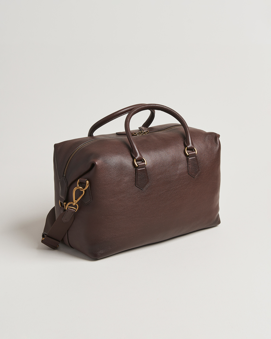 Uomini | Borse | Polo Ralph Lauren | Polo Ralph LaurenPebble Leather Duffle BagDark Brown