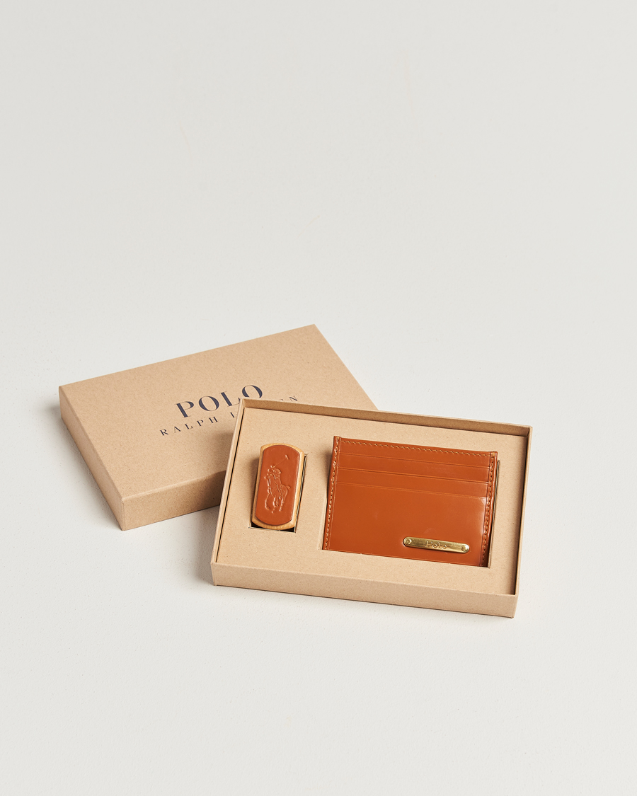 Uomini | Portafogli | Polo Ralph Lauren | Bridle Leather Card Case Tan