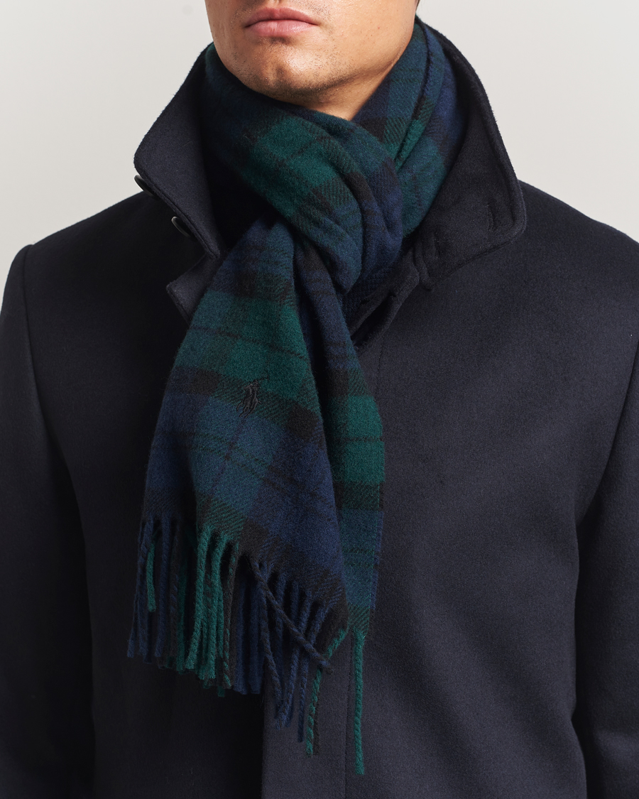 Uomini | Polo Ralph Lauren Classic Wool Scarf Blackwatch | Polo Ralph Lauren | Classic Wool Scarf Blackwatch