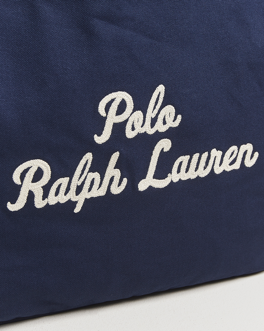 Uomini | Borse | Polo Ralph Lauren | Canvas Logo Tote Bag Newport Navy