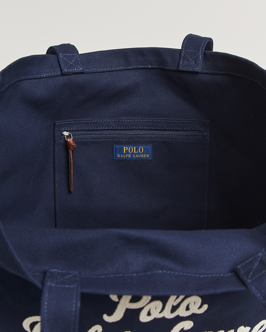 Uomini | Borse | Polo Ralph Lauren | Canvas Logo Tote Bag Newport Navy