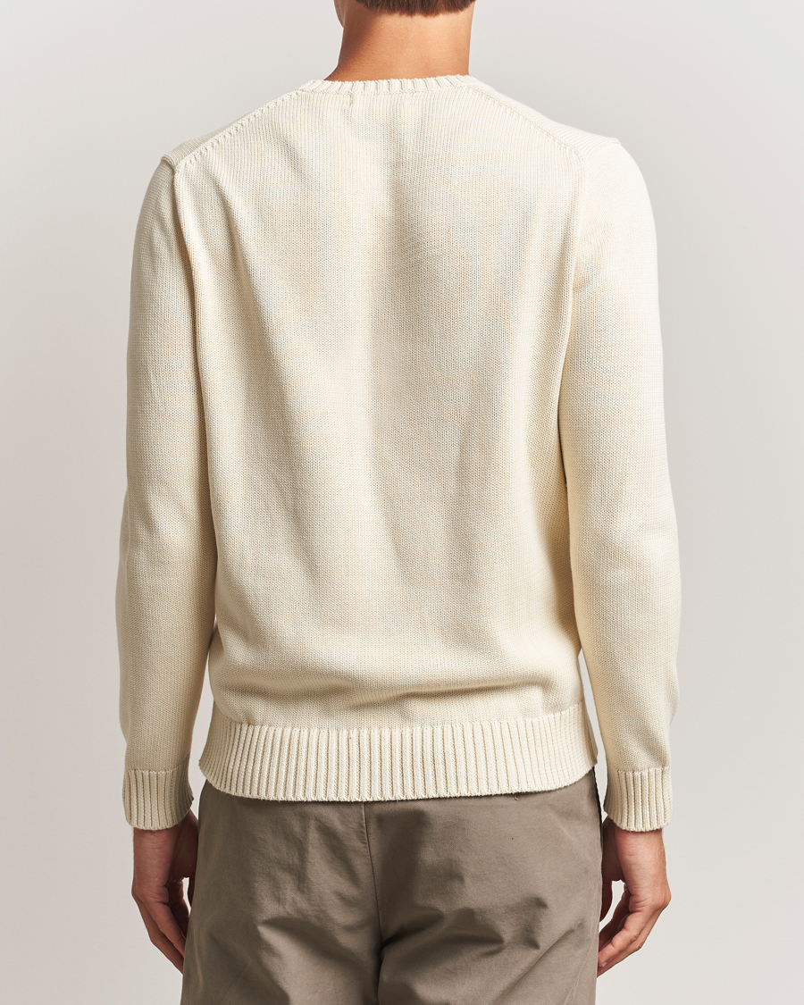 Uomini | Maglieria | Polo Ralph Lauren | Cotton Crew Neck Sweater Andover Cream