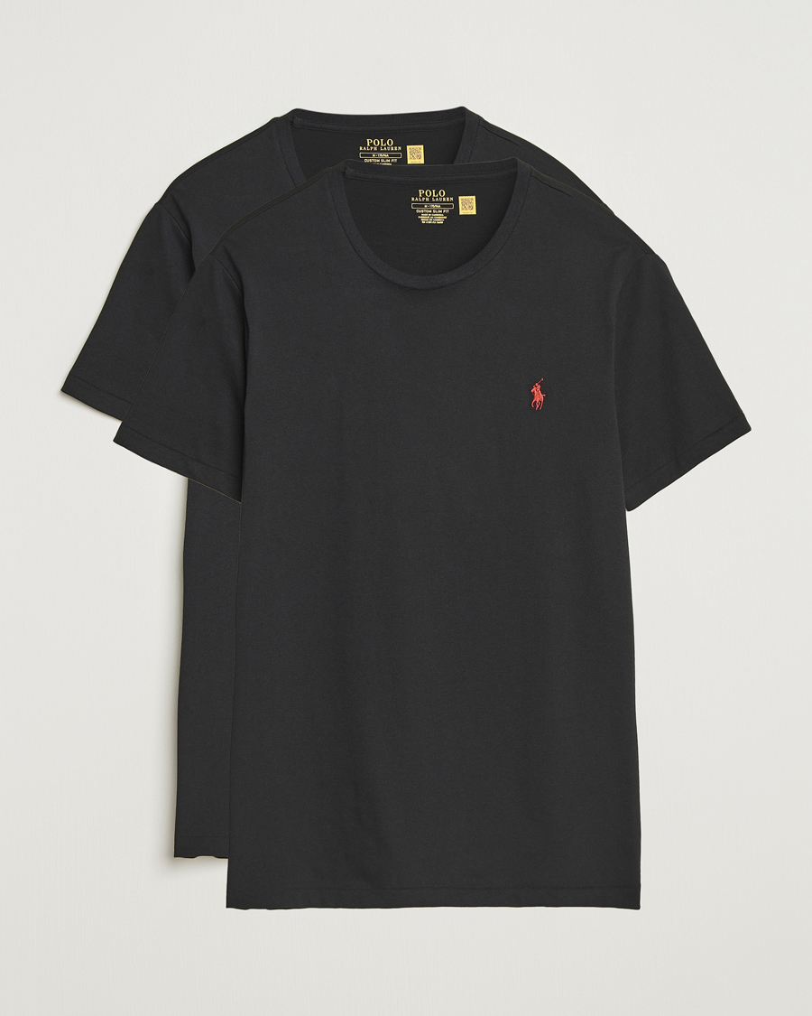 Uomini | T-shirt | Polo Ralph Lauren | 2-Pack Crew Neck T-Shirt Black