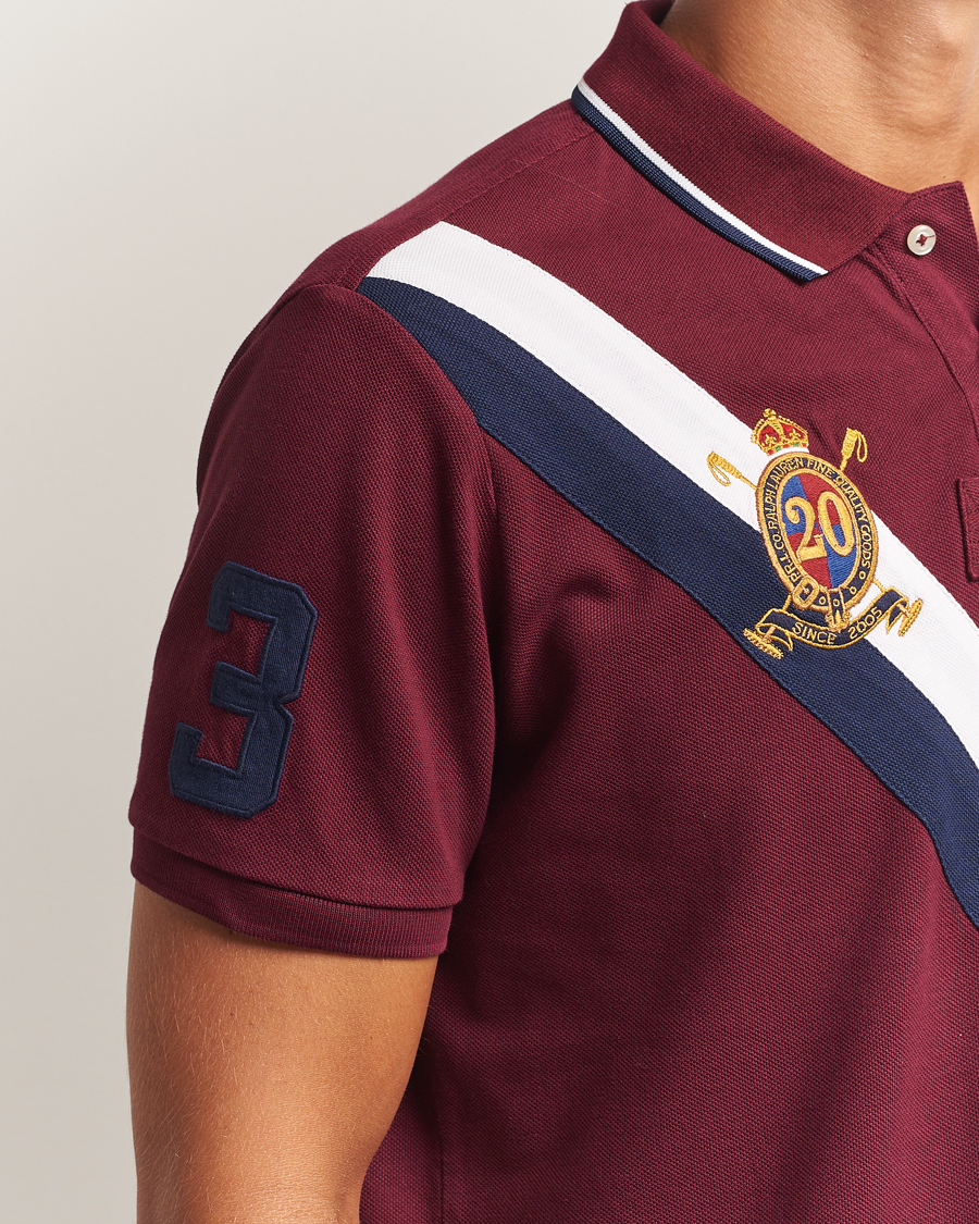 Uomini | Polo | Polo Ralph Lauren | Diagonal Stripe Big Pony Polo Classic Wine