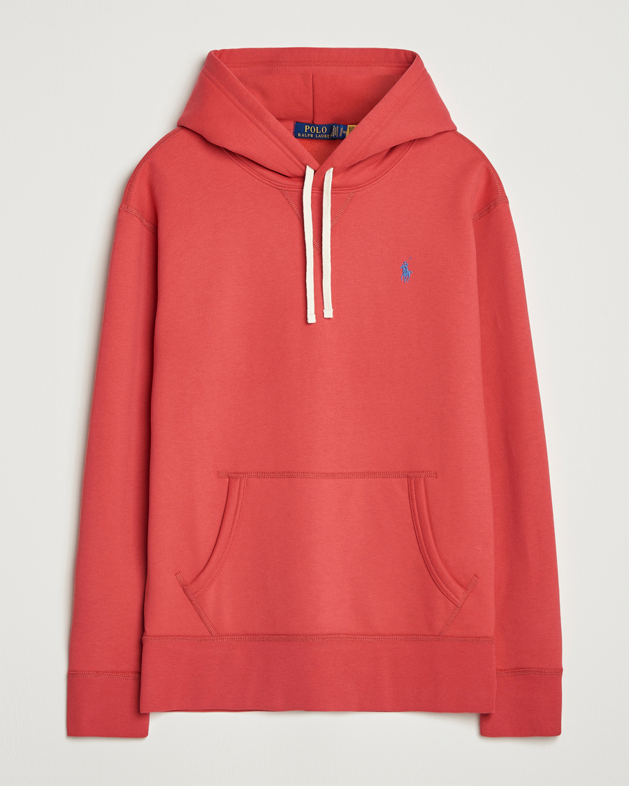 Uomini | Maglieria | Polo Ralph Lauren | RL Fleece Hoodie Sunrise Red