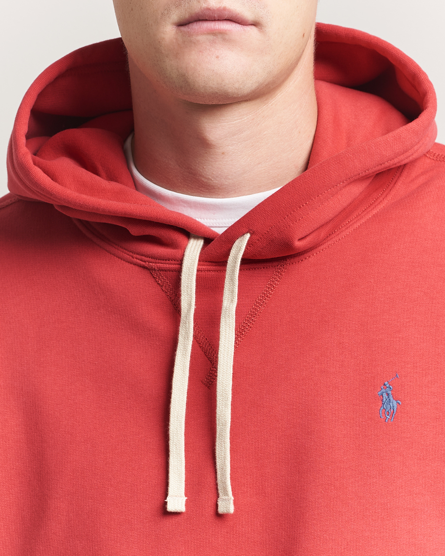 Uomini | Maglieria | Polo Ralph Lauren | RL Fleece Hoodie Sunrise Red