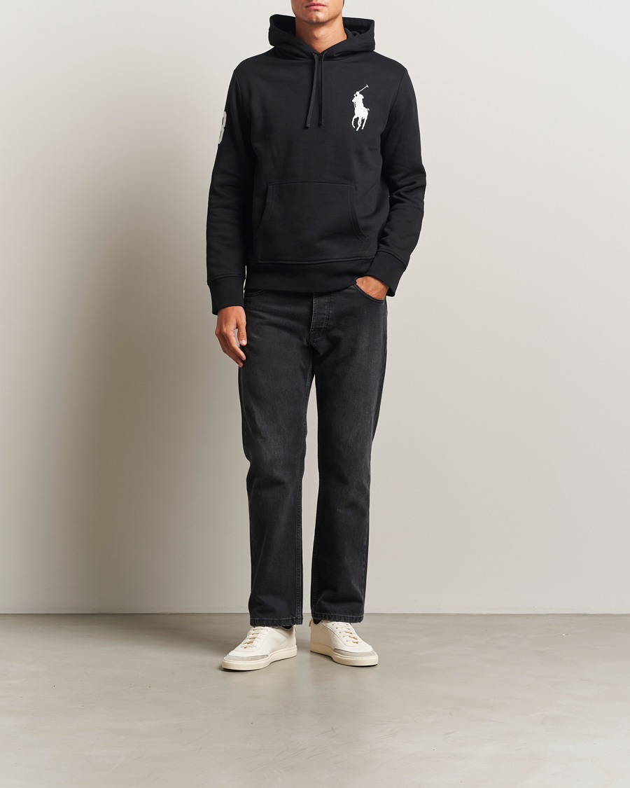 Uomini | Maglieria | Polo Ralph Lauren | Big Pony Hoodie Polo Black