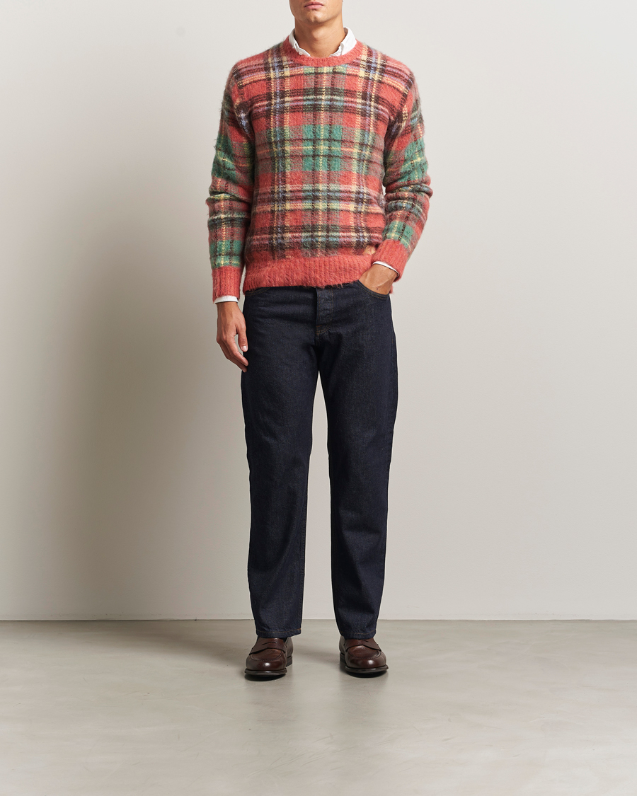 Uomini | Maglieria | Polo Ralph Lauren | Checked Wool Sweater Red Combo