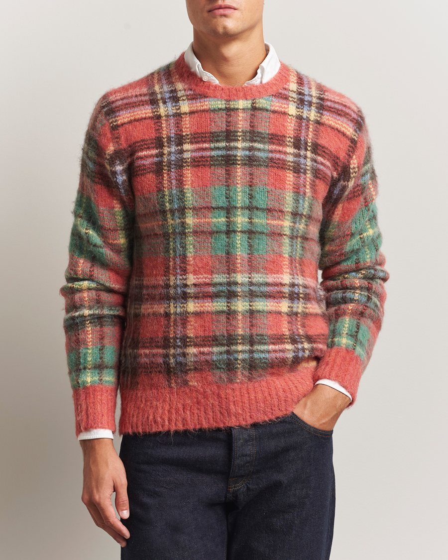 Uomini | Maglieria | Polo Ralph Lauren | Checked Wool Sweater Red Combo