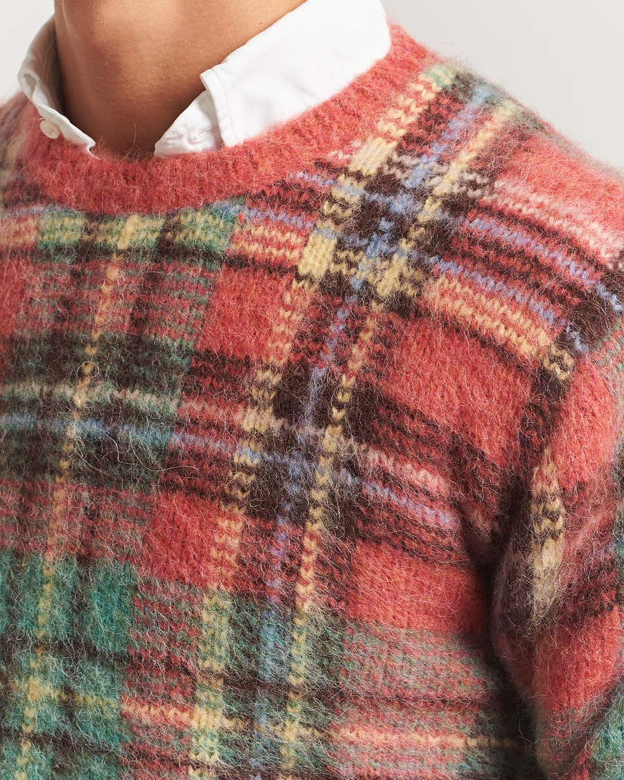 Uomini | Maglieria | Polo Ralph Lauren | Checked Wool Sweater Red Combo
