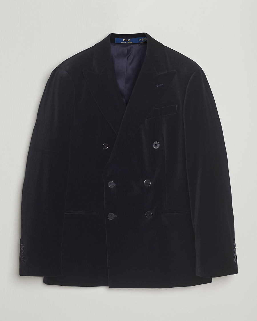 Uomini | Blazers | Polo Ralph Lauren | Double Breasted Tuxedo Jacket Velvet