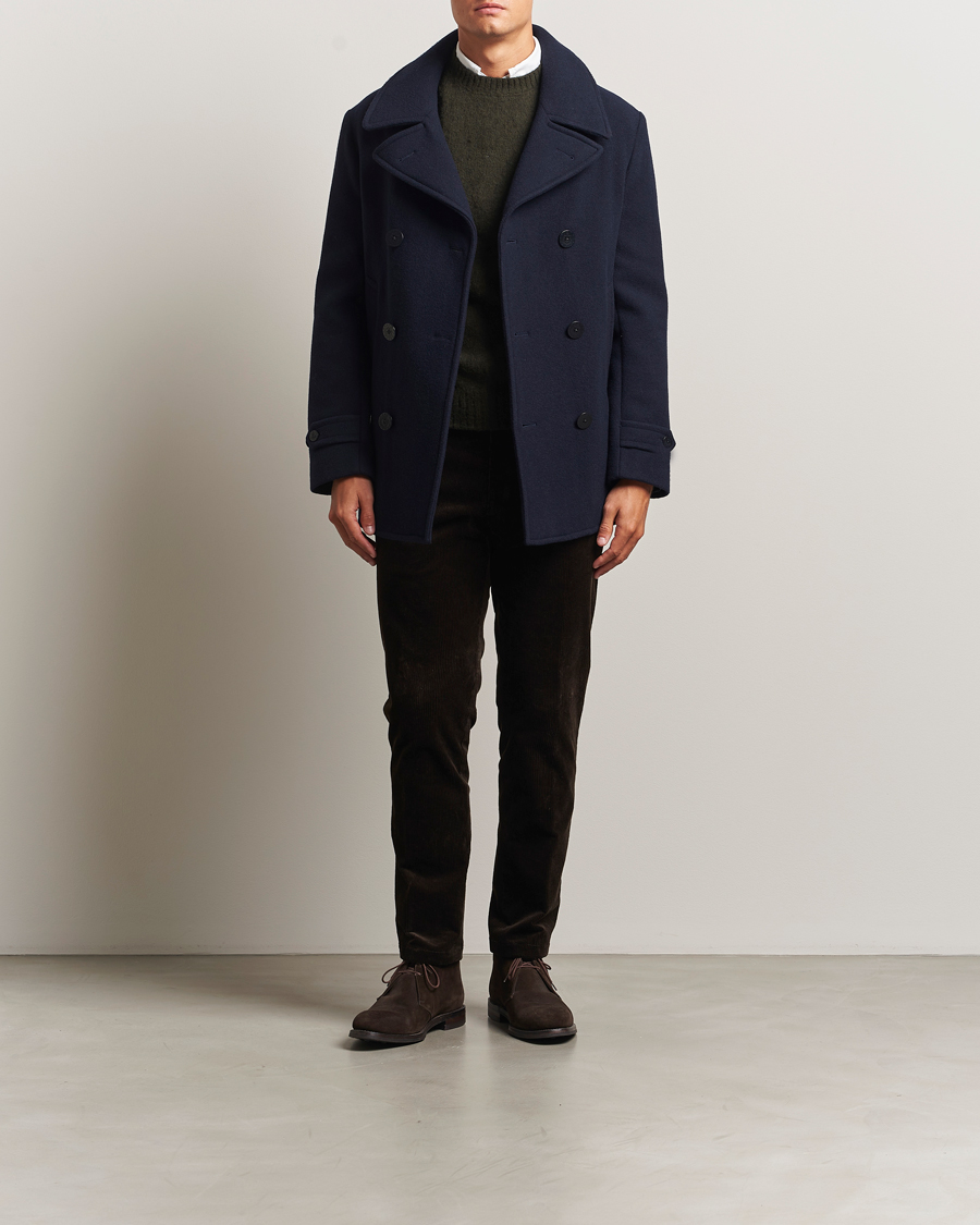 Uomini | Giacche | Polo Ralph Lauren | Lightweight Melton Peacoat Navy