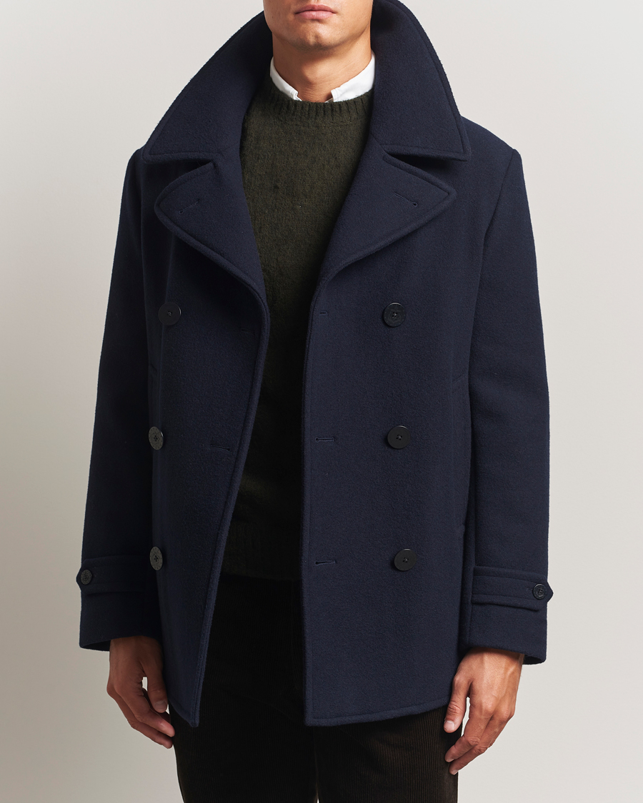 Uomini | Giacche | Polo Ralph Lauren | Lightweight Melton Peacoat Navy