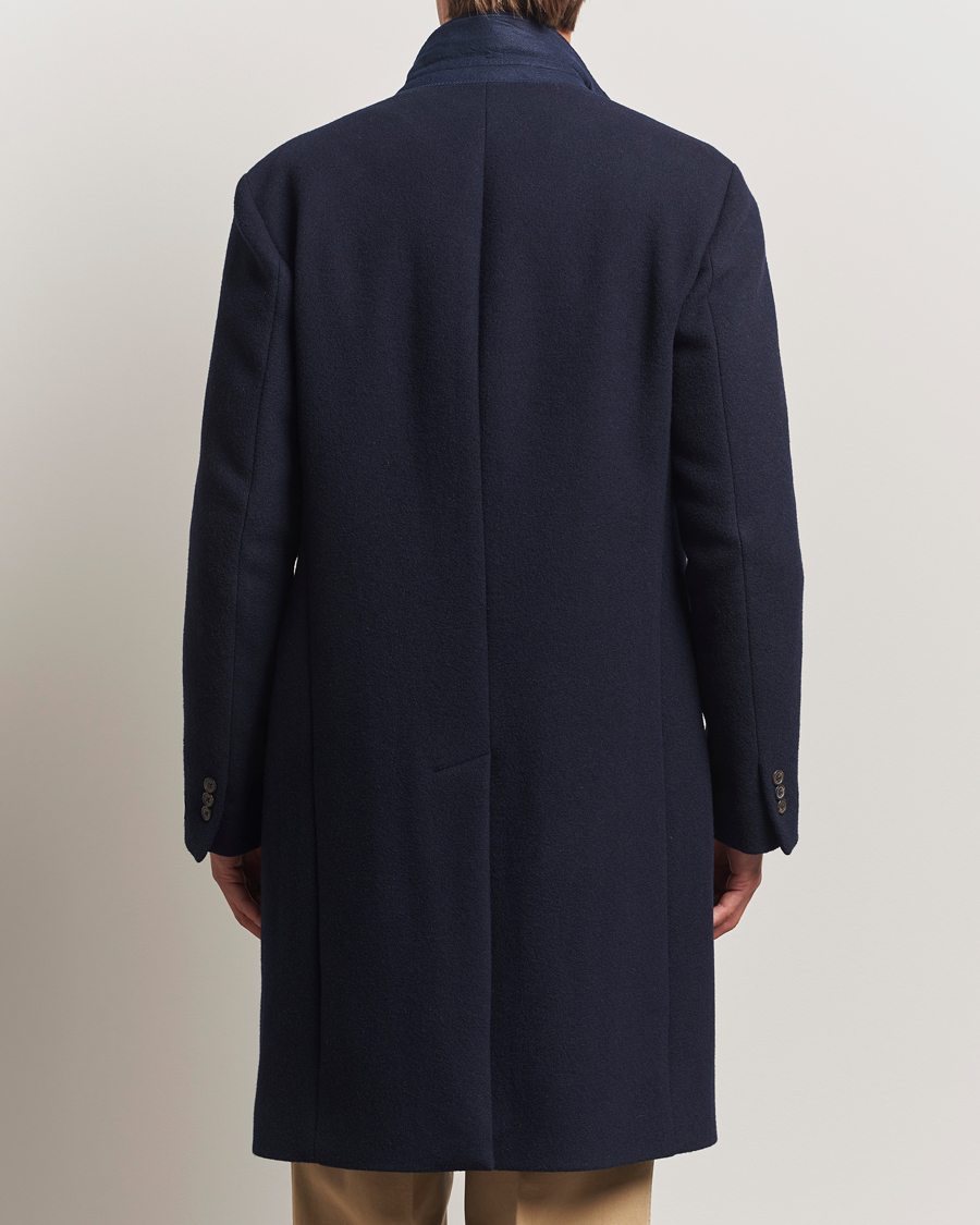 Uomini | Giacche | Polo Ralph Lauren | Single Breasted Melton Coat Navy