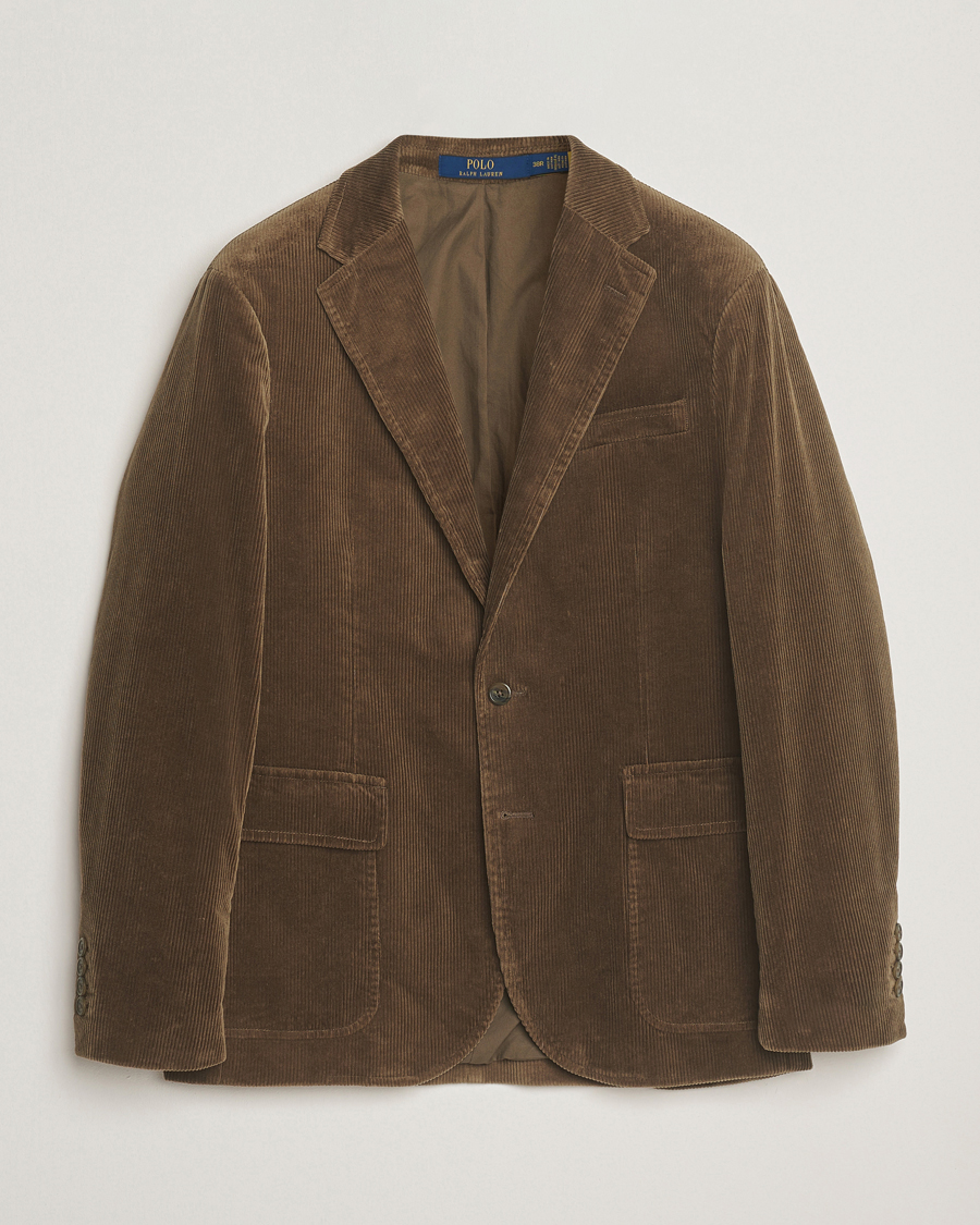 Uomini | Blazers | Polo Ralph Lauren | Single Breasted Corduroy Sportcoat Montana Brown