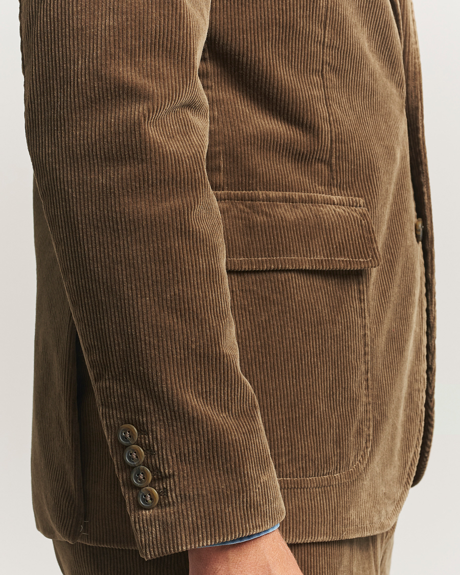 Uomini | Blazers | Polo Ralph Lauren | Single Breasted Corduroy Sportcoat Montana Brown