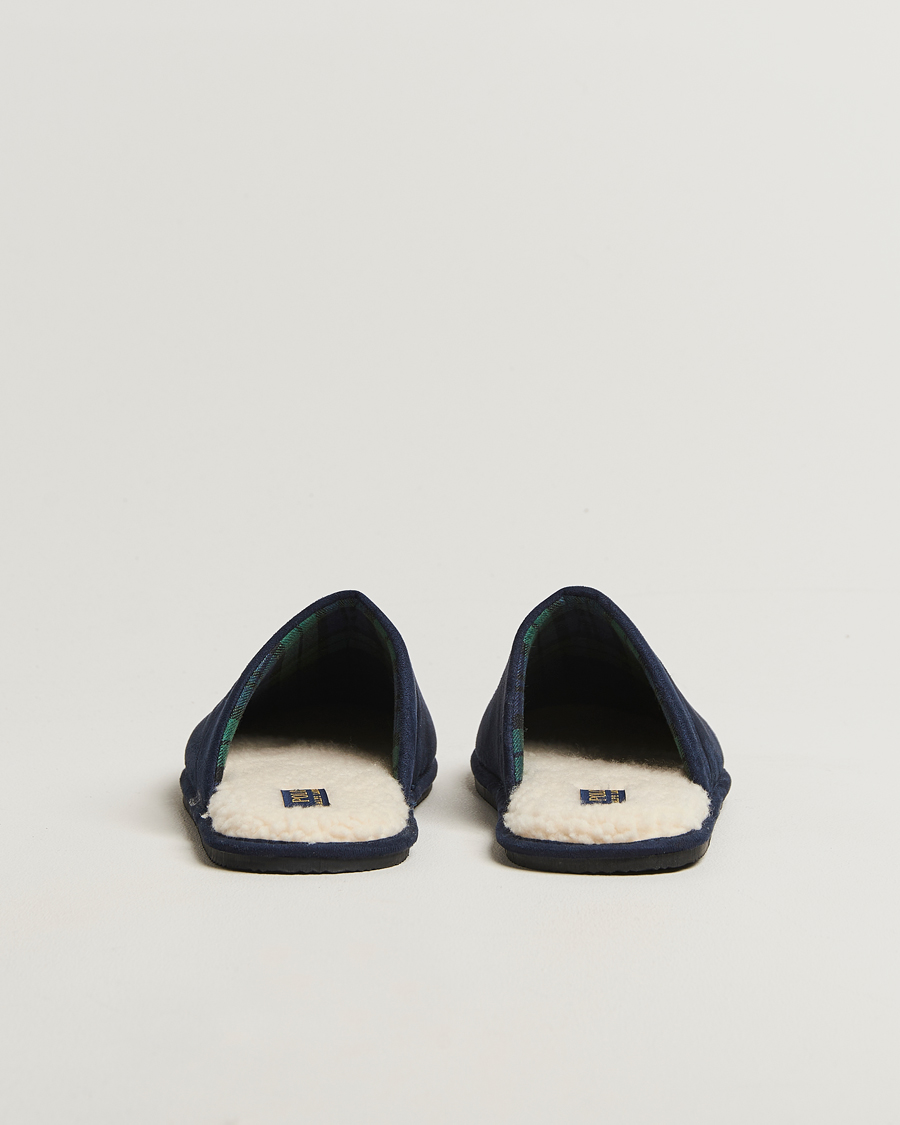 Uomini | Sandali & Diapositive | Polo Ralph Lauren | Klarence Dress Slipper Navy/BlackWatch