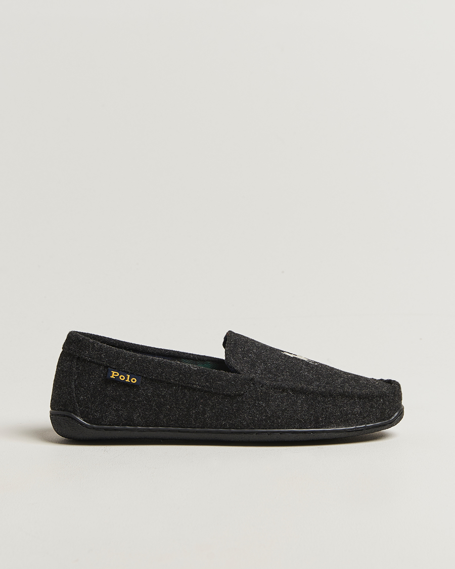 Uomini | Sandali & Diapositive | Polo Ralph Lauren | Brenan Wool Slipper Black/Cream