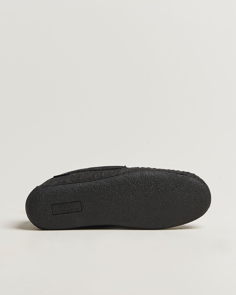 Uomini | Sandali & Diapositive | Polo Ralph Lauren | Brenan Wool Slipper Black/Cream