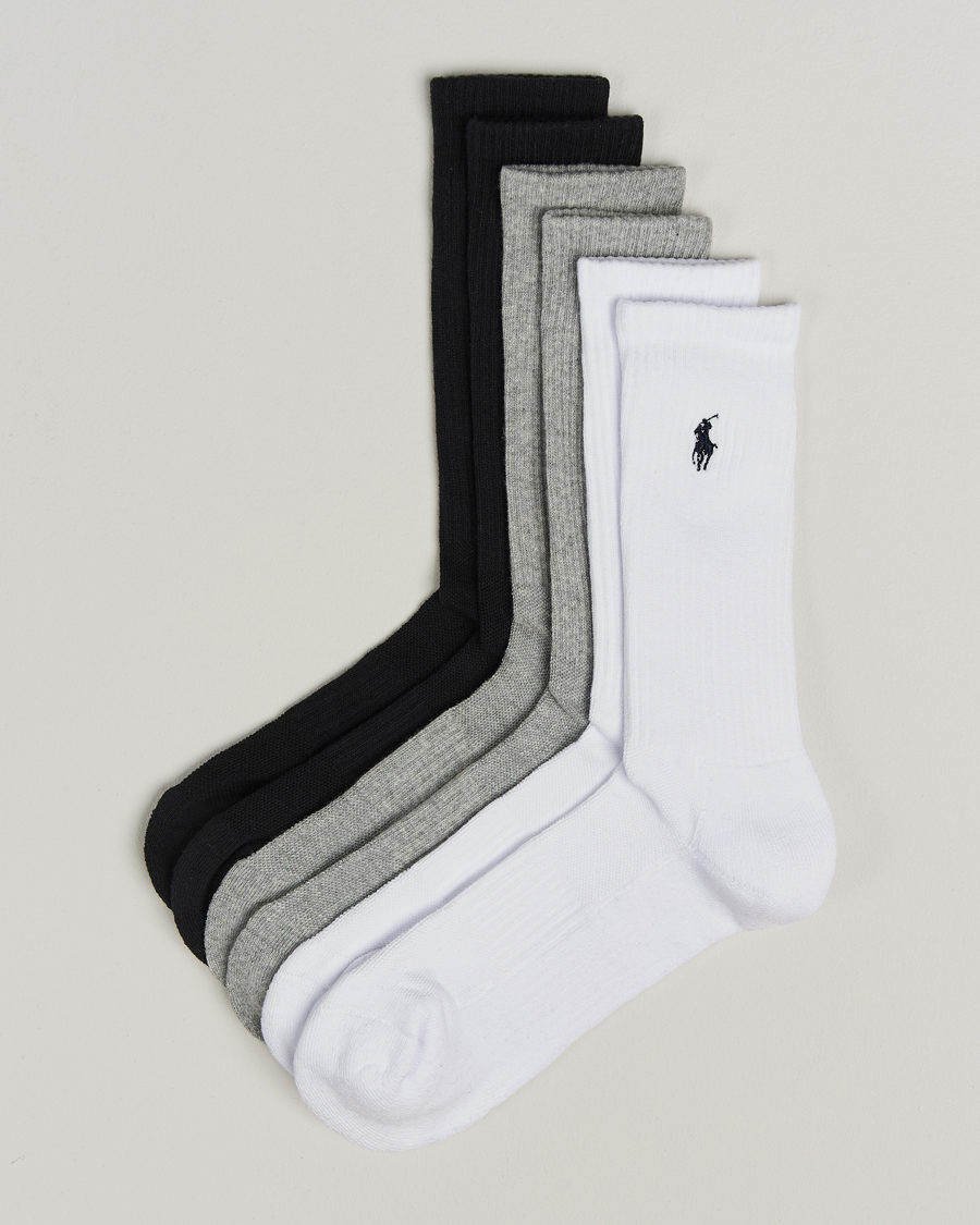 Uomini | Biancheria intima | Polo Ralph Lauren | Polo Ralph Lauren6-Pack Crew SockGrey
