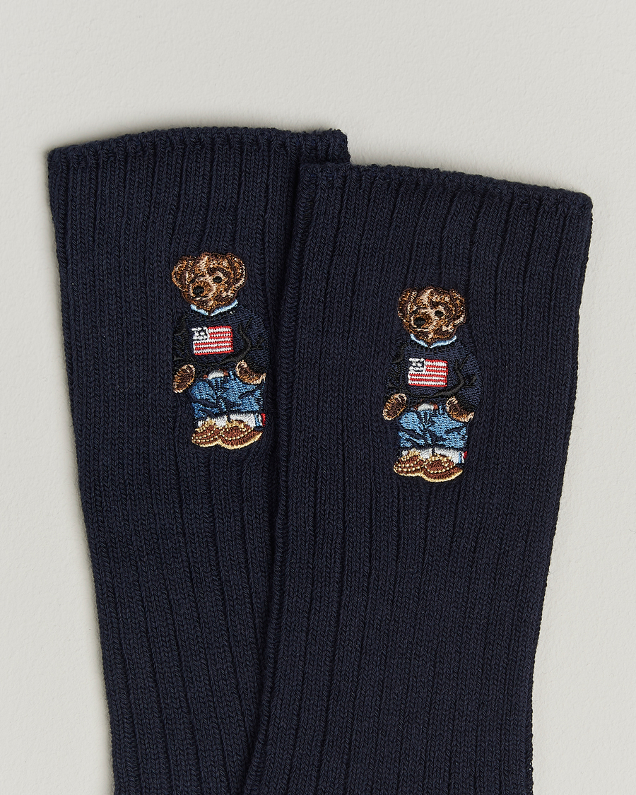Uomini | Biancheria intima | Polo Ralph Lauren | Embroidered Bear Crew Sock Navy