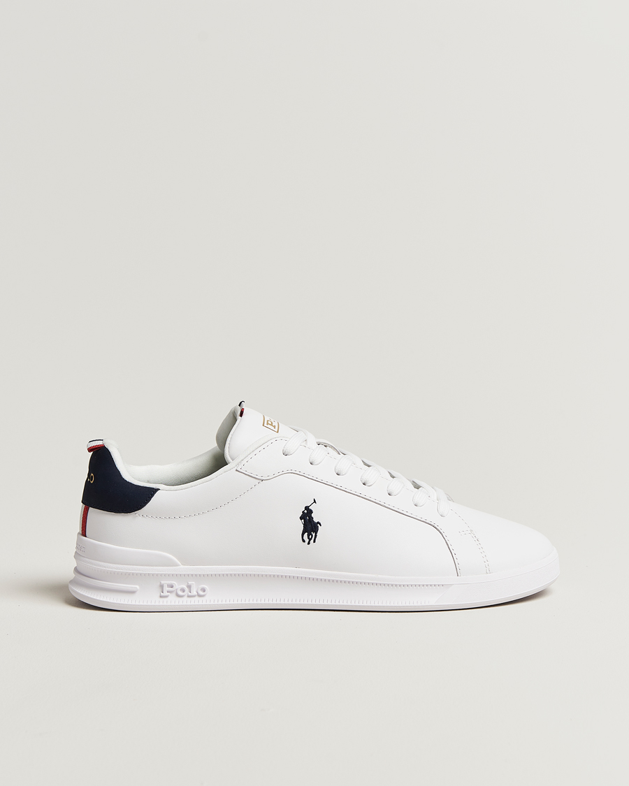 Uomini | Sneakers | Polo Ralph Lauren | Heritage Court Sneakers White/Navy/Red
