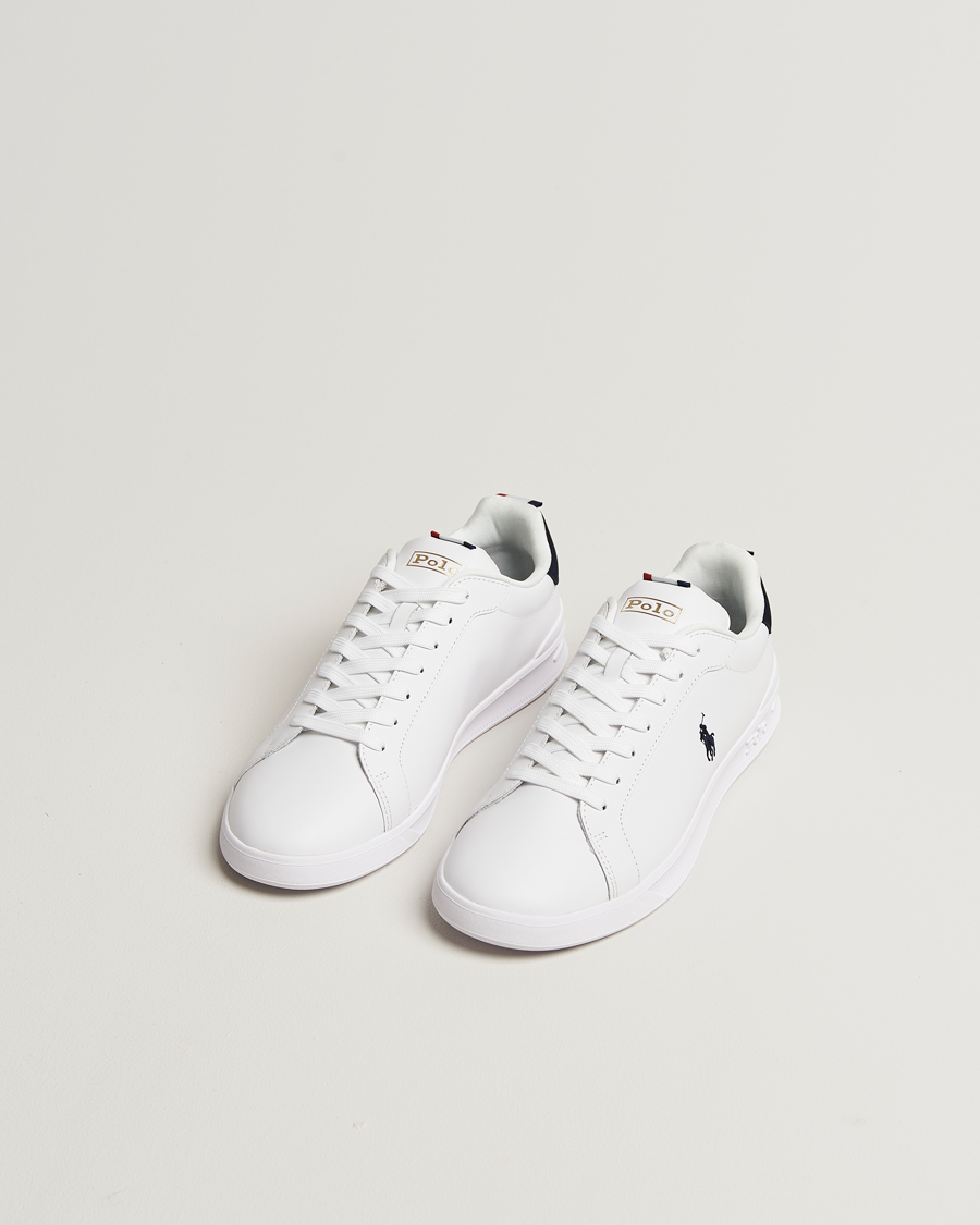 Uomini | Sneakers | Polo Ralph Lauren | Heritage Court Sneakers White/Navy/Red