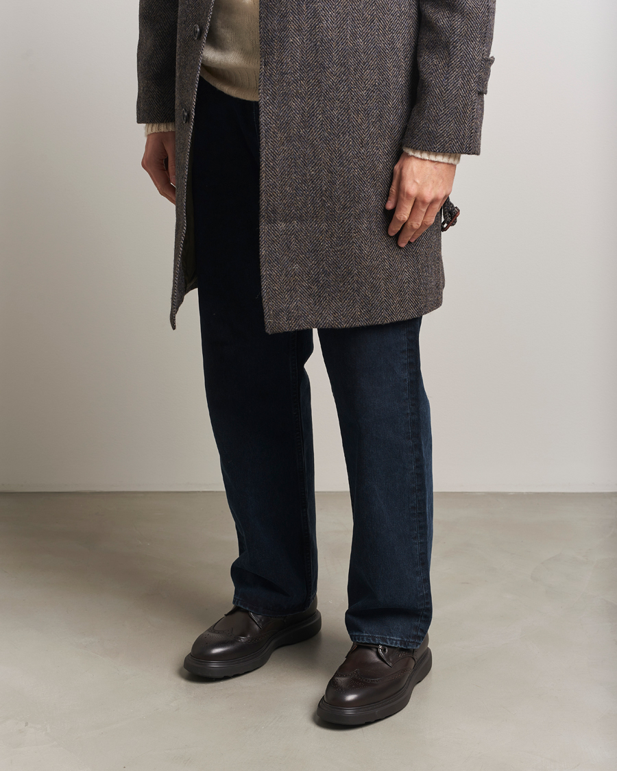 Uomini | Stivali | Polo Ralph Lauren | Martelli Brogue Boot Dark Brown Suede